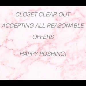 Closet clear out 🎉🎉🎉🎉🎉